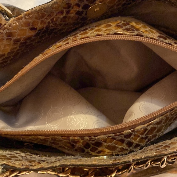 Yellow python snake skin bag! Michael Kors - Picture 7 of 8